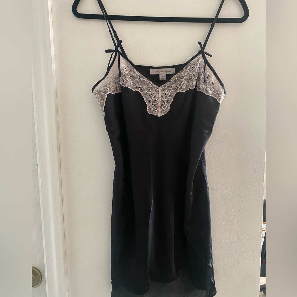 Satin and lace slip SIZE M